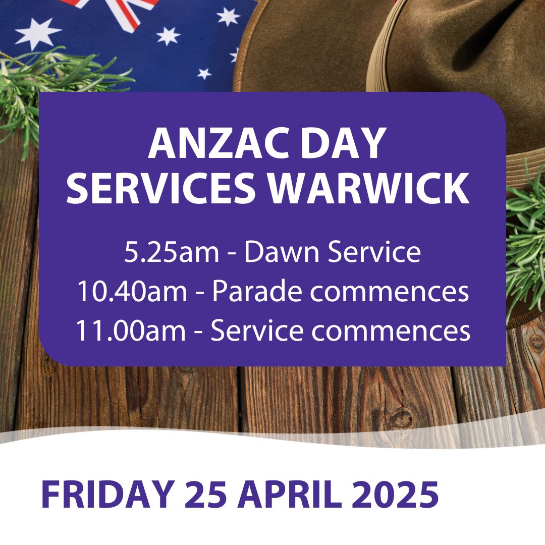 ANZAC Day 2025 Warwick Tile